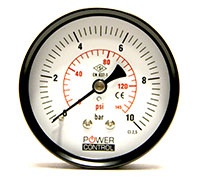 مانومتر | گیج فشار | فشار سنج صنعتی | مشکی | پاورکنترل | POWERCONTROL